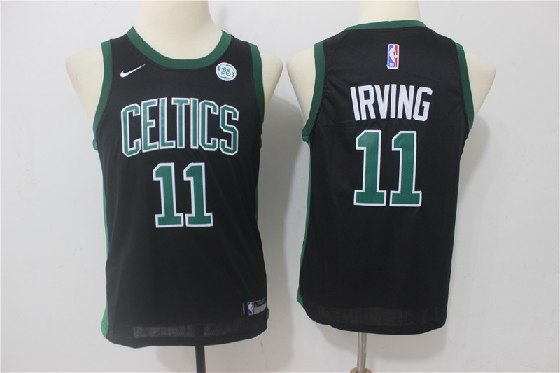 Youth Celtics 11 Kyrie Irving Black Youth Nike Swingman Jersey Youth Celtics 11 Kyrie Irving Black Youth Nike Swingman Jersey