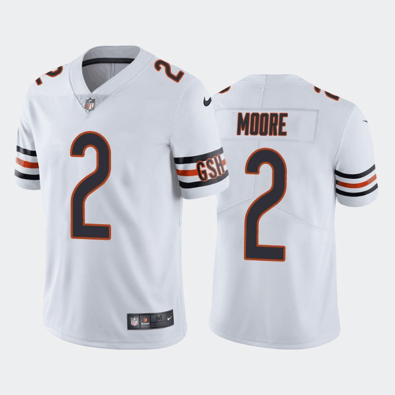 Youth Chicago Bears #2 D.J. Moore White Vapor Untouchable Stitched Football Jersey Youth Chicago Bears #2 D.J. Moore White Vapor Untouchable Stitched Football Jersey