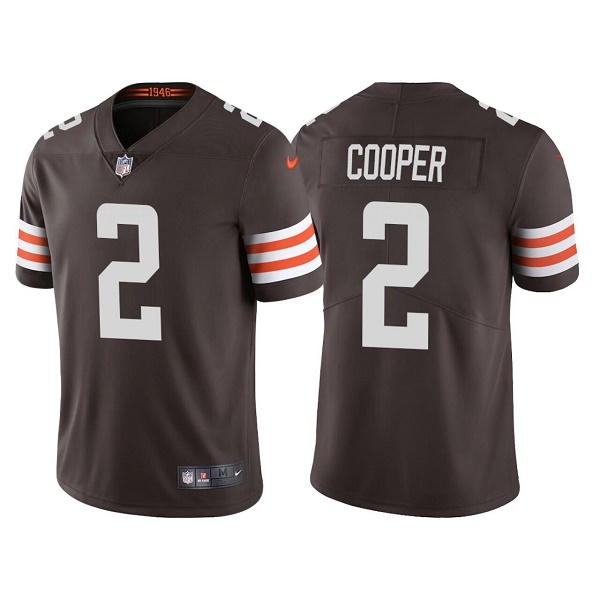 Youth Cleveland Browns #2 Amari Cooper White Vapor Untouchable Limited Stitched Jersey Youth Cleveland Browns #2 Amari Cooper White Vapor Untouchable Limited Stitched Jersey