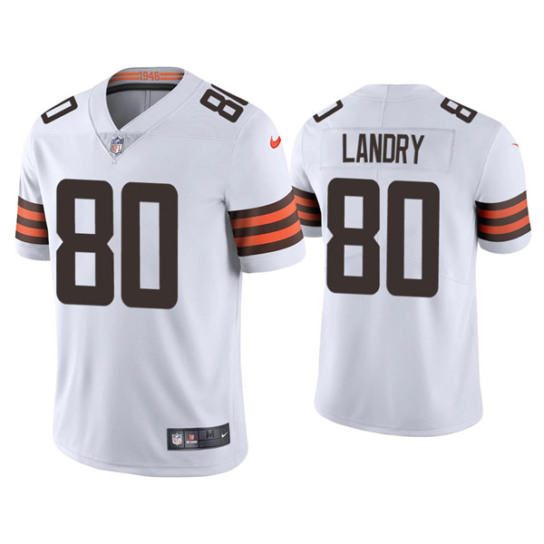 Youth Cleveland Browns #80 Jarvis Landry White Vapor Untouchable Limited Stitched Jersey Youth Cleveland Browns #80 Jarvis Landry White Vapor Untouchable Limited Stitched Jersey