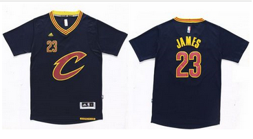 Youth Cleveland Cavaliers #23 LeBron James Navy Blue 2015-2016 Season Stitched NBA Jersey