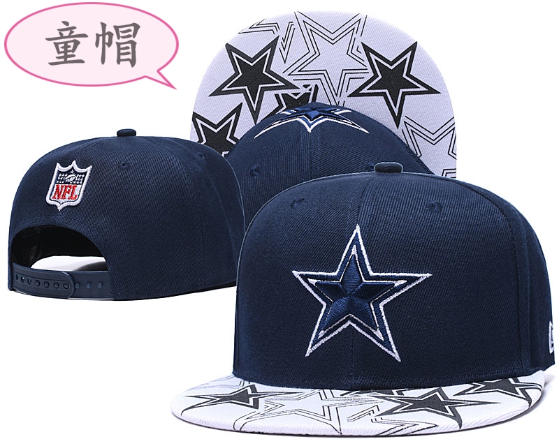 Youth Cowboys Team Logo Navy Adjustable Hat GS