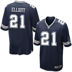 Youth Dallas Cowboys Ezekiel Elliott Nike Navy 2016 Draft Pick Game Jersey