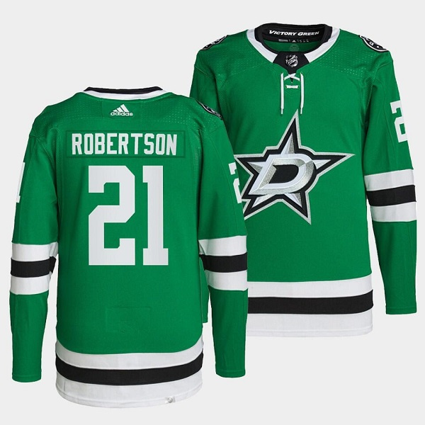 Youth Dallas Stars #21 Jason Robertson Green Stitched Jersey Youth Dallas Stars #21 Jason Robertson Green Stitched Jersey