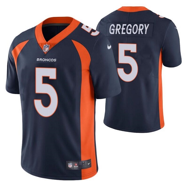 Youth Denver Broncos #5 Randy Gregory Navy Vapor Untouchable Limited Stitched Jersey Youth Denver Broncos #5 Randy Gregory Navy Vapor Untouchable Limited Stitched Jersey