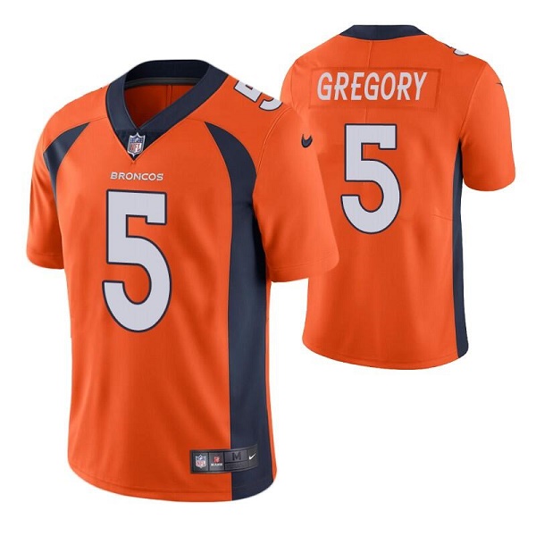 Youth Denver Broncos #5 Randy Gregory Orange Vapor Untouchable Limited Stitched Jersey Youth Denver Broncos #5 Randy Gregory Orange Vapor Untouchable Limited Stitched Jersey