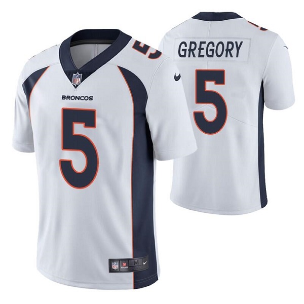 Youth Denver Broncos #5 Randy Gregory White Vapor Untouchable Limited Stitched Jersey Youth Denver Broncos #5 Randy Gregory White Vapor Untouchable Limited Stitched Jersey