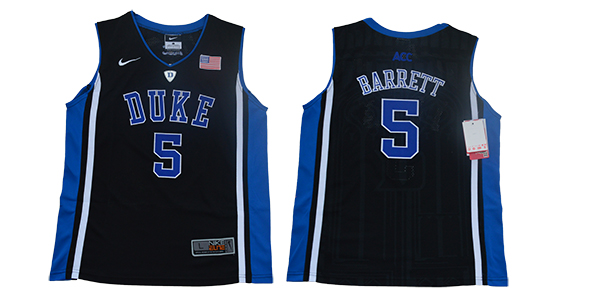 Youth Duke Blue Devils 5 RJ Barrett Black Youth Nike College Basketball Jersey Youth Duke Blue Devils 5 RJ Barrett Black Youth Nike College Basketball Jersey