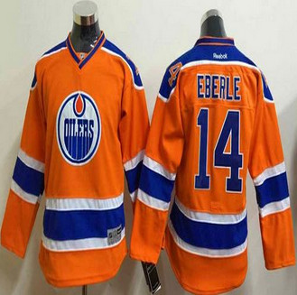 Youth Edmonton Oilers #14 Jordan Eberle Orange Stitched NHL Jersey Youth Edmonton Oilers #14 Jordan Eberle Orange Stitched NHL Jersey