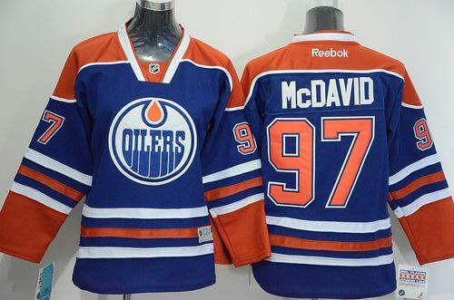 Youth Edmonton Oilers #97 Connor McDavid Light Blue Stitched NHL Jersey Youth Edmonton Oilers #97 Connor McDavid Light Blue Stitched NHL Jersey