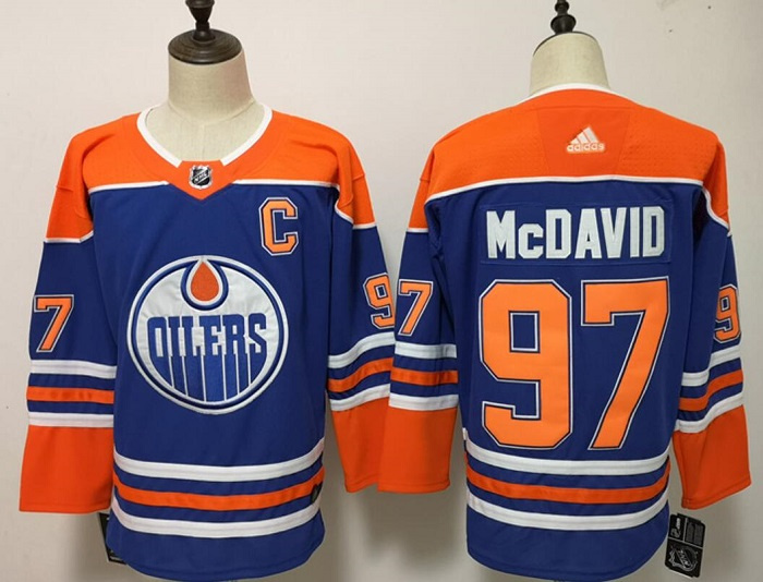 Youth Edmonton Oilers #97 Connor McDavid Royal Stitched Jersey Youth Edmonton Oilers #97 Connor McDavid Royal Stitched Jersey