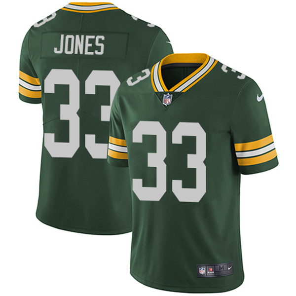 Youth Green Bay Packers #33 Aaron Jones Green Vapor Untouchable Stitched Jersey Youth Green Bay Packers #33 Aaron Jones Green Vapor Untouchable Stitched Jersey