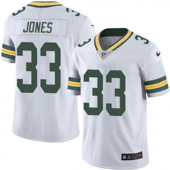 Youth Green Bay Packers #33 Aaron Jones White Vapor Untouchable Stitched Jersey Youth Green Bay Packers #33 Aaron Jones White Vapor Untouchable Stitched Jersey