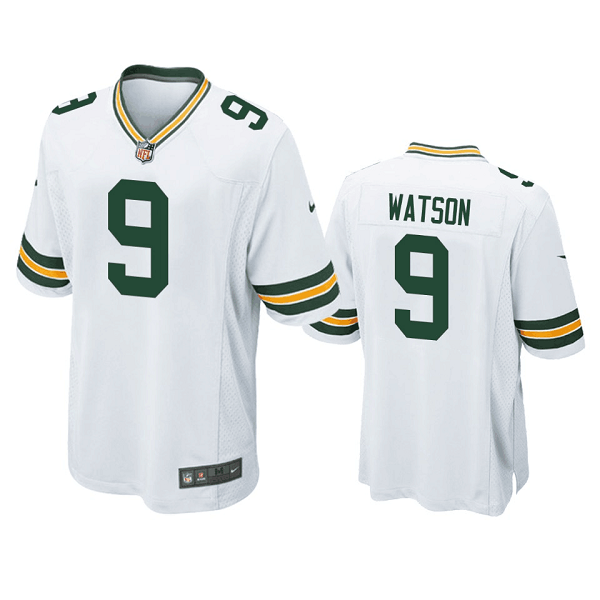 Youth Green Bay Packers #9 Christian Watson White Stitched Football Jersey Youth Green Bay Packers #9 Christian Watson White Stitched Football Jersey