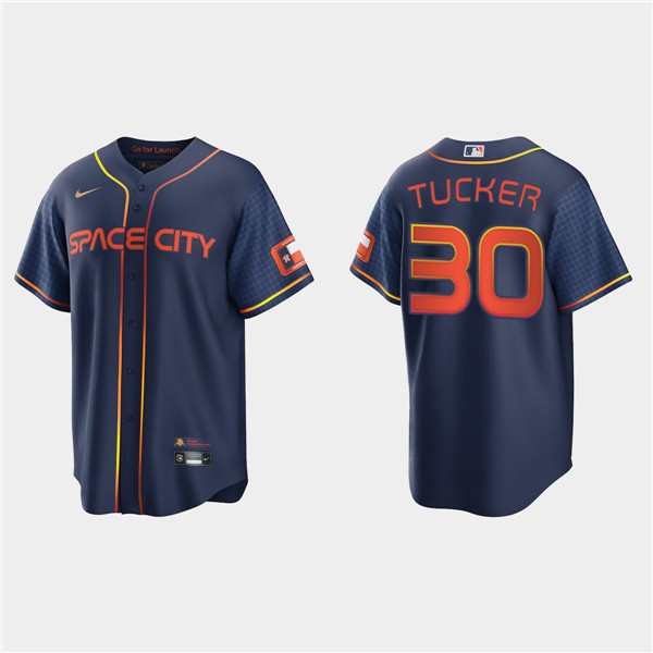 Youth Houston Astros #30 Kyle Tucker 2022 Navy City Connect Stitched Jersey Youth Houston Astros #30 Kyle Tucker 2022 Navy City Connect Stitched Jersey