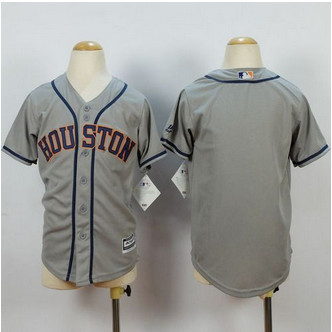 Youth Houston Astros Blank Grey Cool Base Stitched Baseball Jersey Youth Houston Astros Blank Grey Cool Base Stitched Baseball Jersey