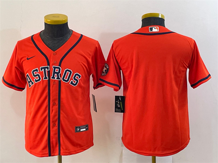 Youth Houston Astros Blank Orange With Patch Cool Base Stitched Jersey Youth Houston Astros Blank Orange With Patch Cool Base Stitched Jersey