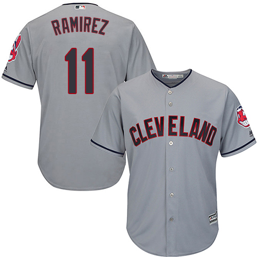 Youth Indians #11 Jose Ramirez Grey Road Stitched Youth Baseball Jersey Youth Indians #11 Jose Ramirez Grey Road Stitched Youth Baseball Jersey