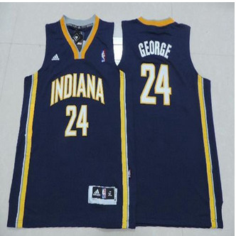 Youth Indlana Pacers #24 Paul George Navy Blue Stitched NBA Jersey Youth Indlana Pacers #24 Paul George Navy Blue Stitched NBA Jersey