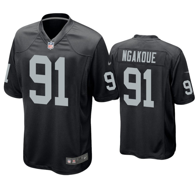 Youth Las Vegas Raiders #91 Yannick Ngakoue Black Jersey Youth Las Vegas Raiders #91 Yannick Ngakoue Black Jersey