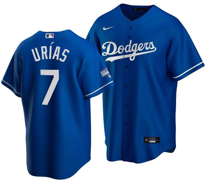 Youth Los Angeles Dodgers #7 Julio Urias Blue 2020 World Series Champions Home Patch Stitched Baseball Jersey Youth Los Angeles Dodgers #7 Julio Urias Blue 2020 World Series Champions Home Patch Stitched Baseball Jersey