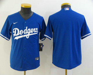 Youth Los Angeles Dodgers Blank Blue Stitched MLB Cool Base Nike Jersey Youth Los Angeles Dodgers Blank Blue Stitched MLB Cool Base Nike Jersey