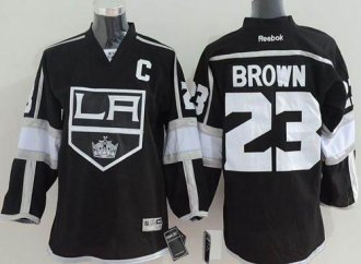 Youth Los Angeles Kings #23 Dustin Brown Black Home Stitched NHL Jersey Youth Los Angeles Kings #23 Dustin Brown Black Home Stitched NHL Jersey