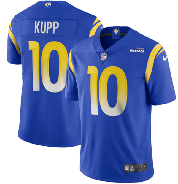 Youth Los Angeles Rams #10 Cooper Kupp 2020 Royal Vapor Limited Stitched Jersey Youth Los Angeles Rams #10 Cooper Kupp 2020 Royal Vapor Limited Stitched Jersey
