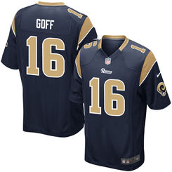 Youth Los Angeles Rams Jared Goff Nike Navy 2016 Draft Pick Game Jersey