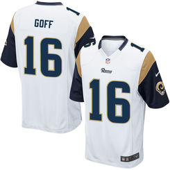 Youth Los Angeles Rams Jared Goff Nike White 2016 Draft Pick Game Jersey