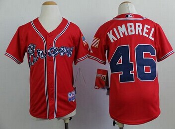Youth MLB Atlanta Braves #46 Craig Kimbrel Red Cool Base Baseball Jersey Youth MLB Atlanta Braves #46 Craig Kimbrel Red Cool Base Baseball Jersey