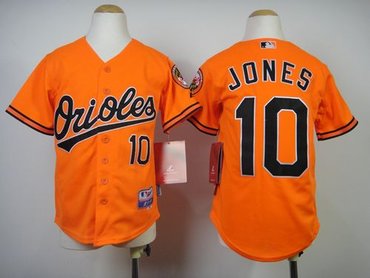 Youth MLB Baltimore Orioles #10 Adam Jones Orange Cool Base Stitched Jersey Youth MLB Baltimore Orioles #10 Adam Jones Orange Cool Base Stitched Jersey