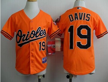 Youth MLB Baltimore Orioles #19 Chris Davis Orange Cool Base Stitched Baseball Jersey Youth MLB Baltimore Orioles #19 Chris Davis Orange Cool Base Stitched Baseball Jersey