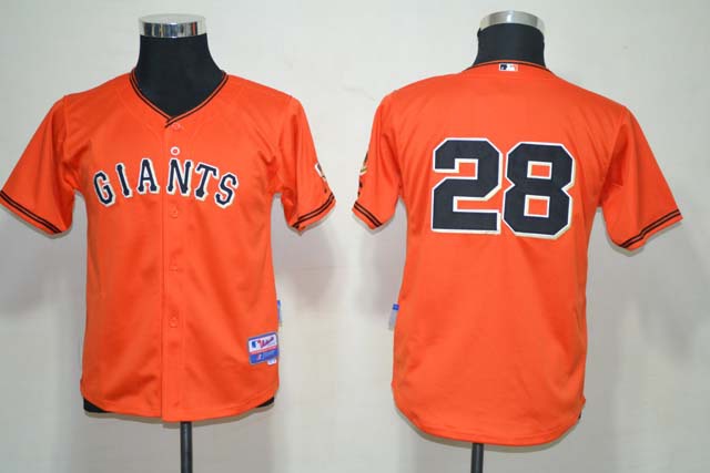 Youth MLB San Francisco Giants 28 Buster Posey Orange Jerseys Youth MLB San Francisco Giants 28 Buster Posey Orange Jerseys