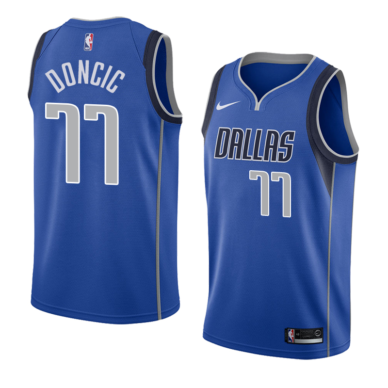 Youth Mavericks 77 Luka Doncic Royal Youth Nike Swingman Jersey Youth Mavericks 77 Luka Doncic Royal Youth Nike Swingman Jersey