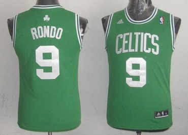 Youth NBA Boston Celtics #9 Rajon Rondo Green Stitched Jersey Youth NBA Boston Celtics #9 Rajon Rondo Green Stitched Jersey