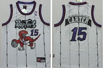 Youth NBA Raptors #15 Vince Carter White Throwback Jersey Youth NBA Raptors #15 Vince Carter White Throwback Jersey