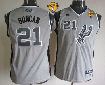 Youth NBA San Antonio Spurs #21 Tim Duncan Grey With Finals Patch Stitched NBA Jersey Youth NBA San Antonio Spurs #21 Tim Duncan Grey With Finals Patch Stitched NBA Jersey