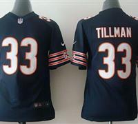 Youth NEW Bears #33 Charles Tillman Navy Blue Team Color NFL Elite Jersey