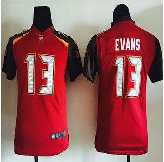 Youth NEW Buccaneers #13 Mike Evans Red Team Color Stitched NFL New Elite Jersey