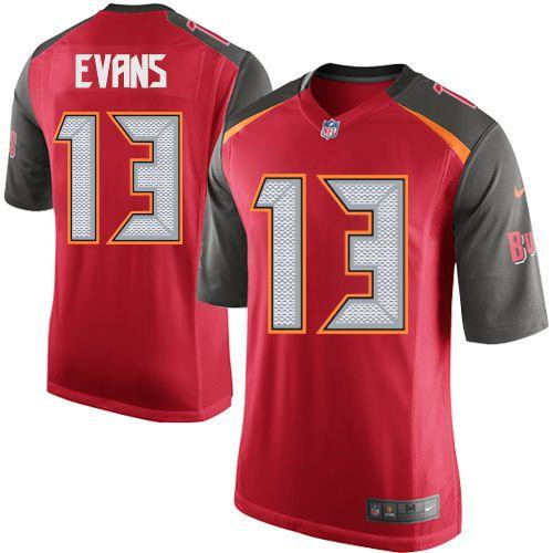 Youth NEW Buccaneers #13 Mike Evans Red Team Color Stitched NFL New Elite Jersey
