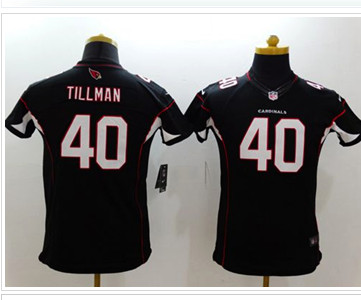 Youth NEW Cardinals #40 Pat Tillman Black Alternate Stitched NFL Limited Jersey