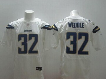 Youth NEW Chargers #32 Eric Weddle White NFL New Elite Jersey
