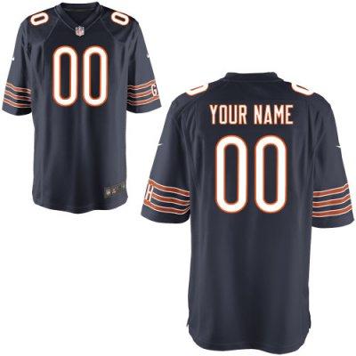 Youth NEW Chicago Bears Customized Game Team Color Jerseys