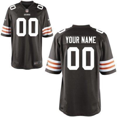 Youth NEW Cleveland Browns Customized Game Team Color Jerseys Youth NEW Cleveland Browns Customized Game Team Color Jerseys