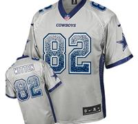Youth NEW Cowboys #82 Jason Witten Grey NFL Elite Drift Fashion Jersey