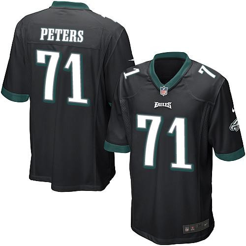 Youth NEW Eagles #71 Jason Peters Black Alternate Stitched NFL New Elite Jersey