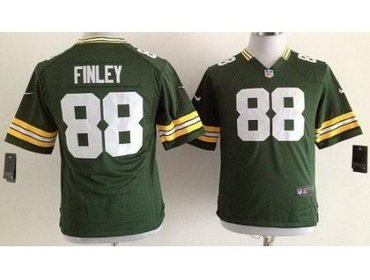 Youth NEW Green Bay Packers 88 Jermichael Finley Green NFL Jerseys