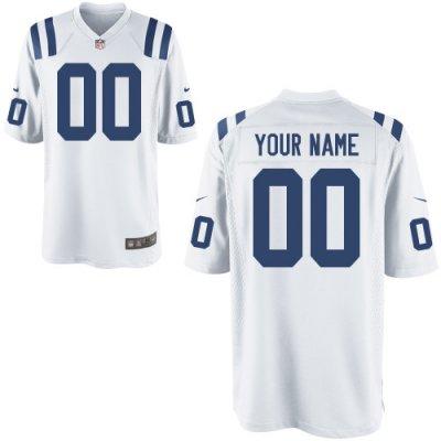 Youth NEW Indianapolis Colts Customized Game White Jerseys Youth NEW Indianapolis Colts Customized Game White Jerseys