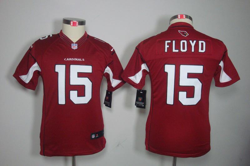 Youth NEW NFL Arizona Cardinals 15 Floyd Red Jerseys